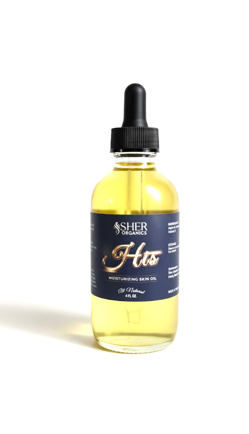 “HIS”   EXTREME MOISTURIZING MEN’S SKIN OIL    W/ARGAN OIL