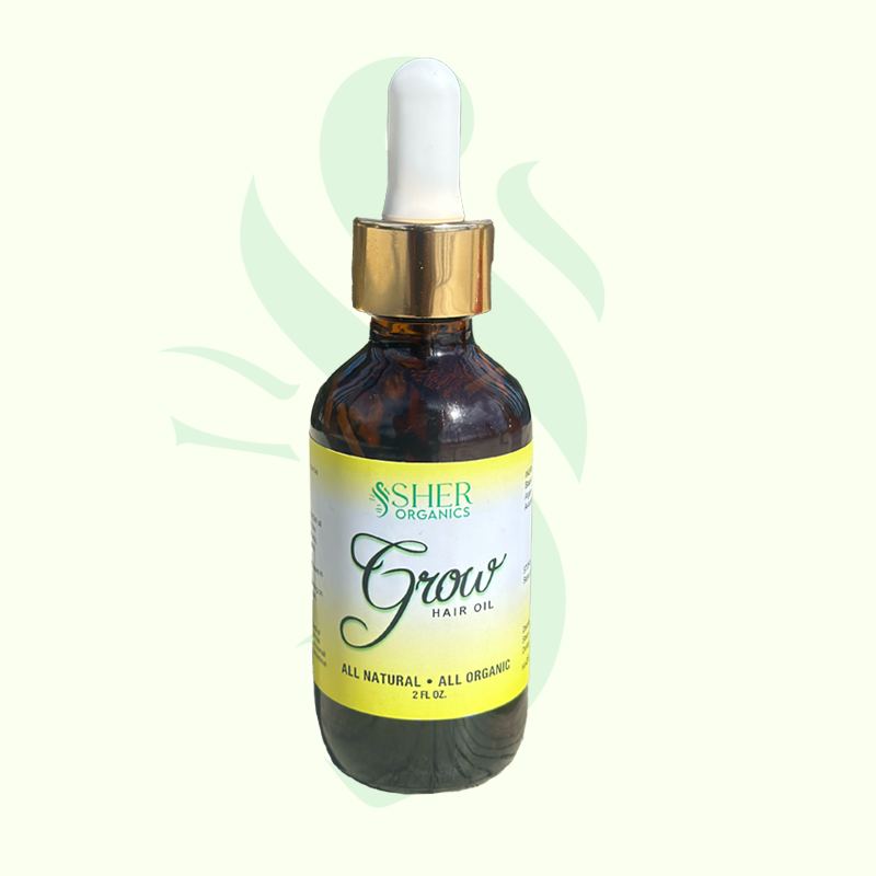 “GROW” HAIR ELIXIR                                                                                                                                   W/JAMAICAN BLK CASTOR OIL